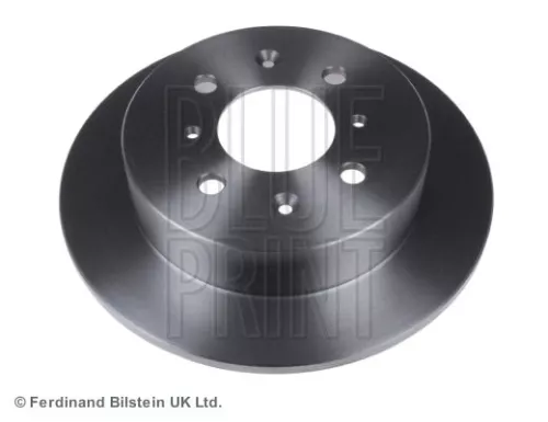 2x BLUE Print Rear Solid Brake Discs For Honda Civic Crx Jazz
