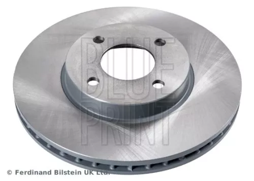 2x BLUE Print Front Internally Vented Brake Discs For Datsun Nissan Renault Almera G