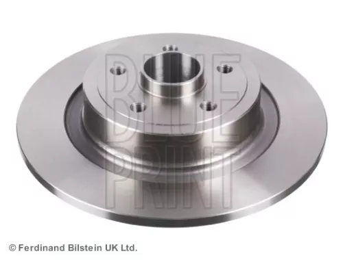 2x BLUE Print Rear Solid Brake Discs For Renault Clio Megane