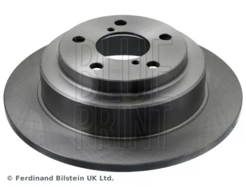 2x BLUE Print Rear Solid Brake Discs For Subaru Forester Impreza Legacy Legacy Outba