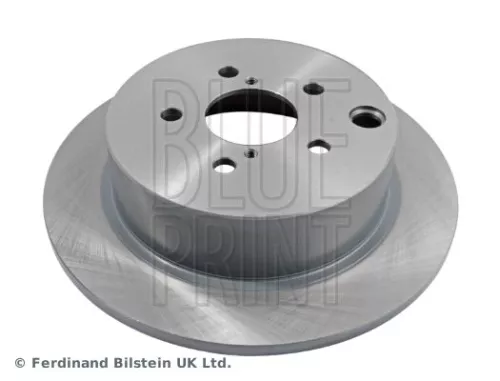 2x BLUE Print Rear Solid Brake Discs For Subaru Forester Impreza Xv