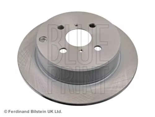 2x BLUE Print Rear Solid Brake Discs For Toyota Corolla Ist Prius Vios / Soluna Vios