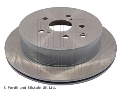 2x BLUE Print Rear Internally Vented Brake Discs