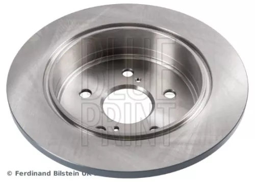 2x BLUE Print Rear Solid Brake Discs For Toyota Prius Plus