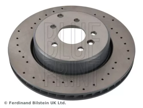 BLUE PRINT BLUE PRINT ADT343303 2x BLUE Print Rear Left Perforated/vented Brake Discs For Lotus Evora Exige 