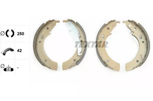 TEXTAR TEXTAR 91006300 1x Brake Shoe Set 
