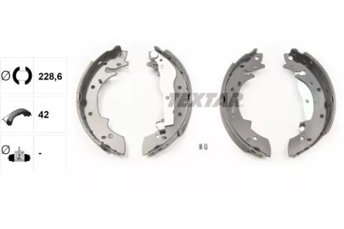 TEXTAR TEXTAR 91011200 1x Brake Shoe Set 