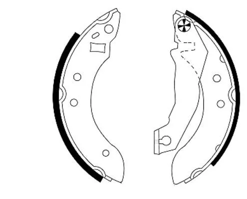 TEXTAR TEXTAR 91020700 1x Brake Shoe Set 