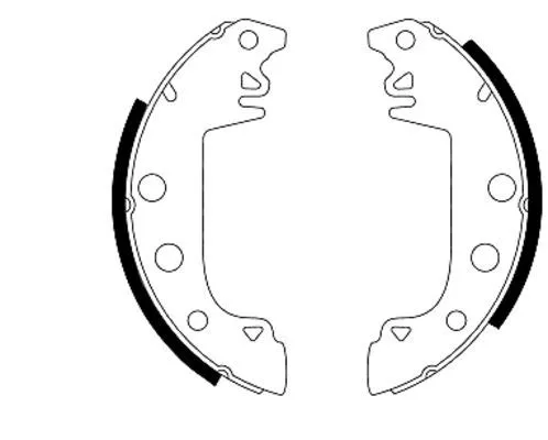 TEXTAR TEXTAR 91024100 1x Brake Shoe Set 
