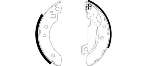 1x Brake Shoe Set