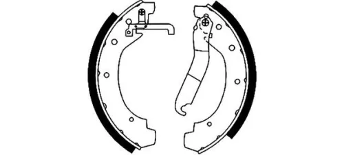 TEXTAR TEXTAR 91028900 1x Brake Shoe Set 