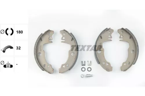 TEXTAR TEXTAR 91029400 1x Brake Shoe Set 