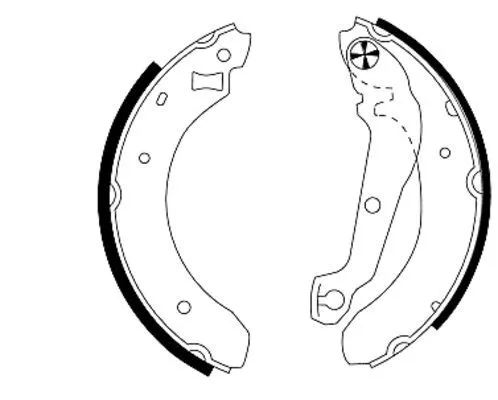 TEXTAR TEXTAR 91029600 1x Brake Shoe Set 