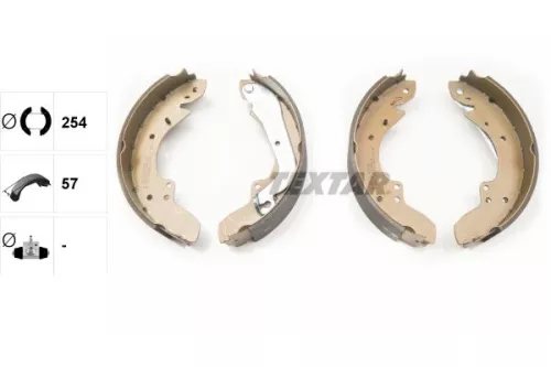 TEXTAR TEXTAR 91030600 1x Brake Shoe Set 