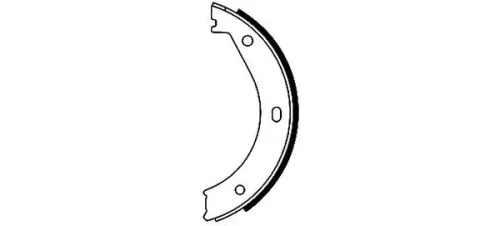 TEXTAR TEXTAR 91033400 1x Brake Shoe Set, parking brake 