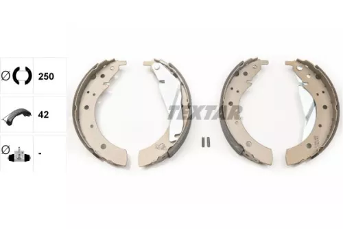 TEXTAR TEXTAR 91033500 1x Brake Shoe Set 