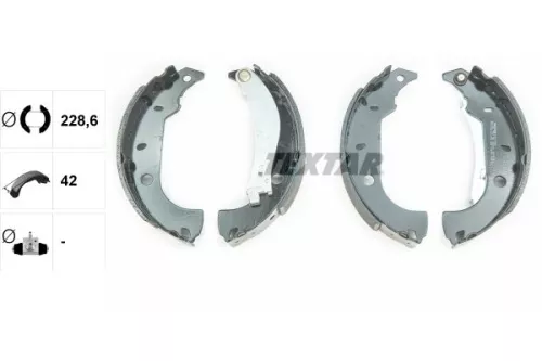 TEXTAR TEXTAR 91037000 1x Brake Shoe Set 