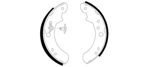 1x Brake Shoe Set