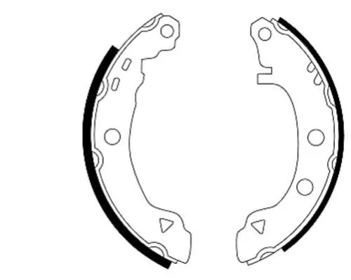 1x Brake Shoe Set