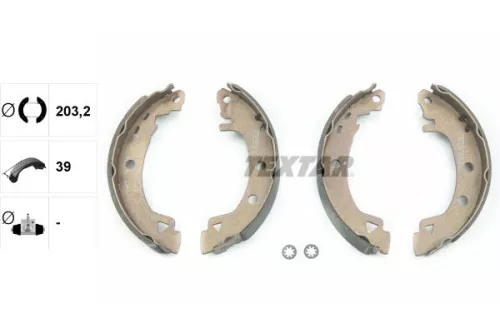 TEXTAR TEXTAR 91037901 1x Brake Shoe Set 