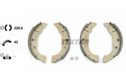 TEXTAR TEXTAR 91038100 1x Brake Shoe Set 
