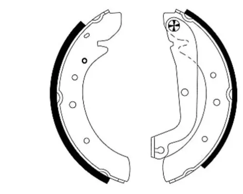 1x Brake Shoe Set