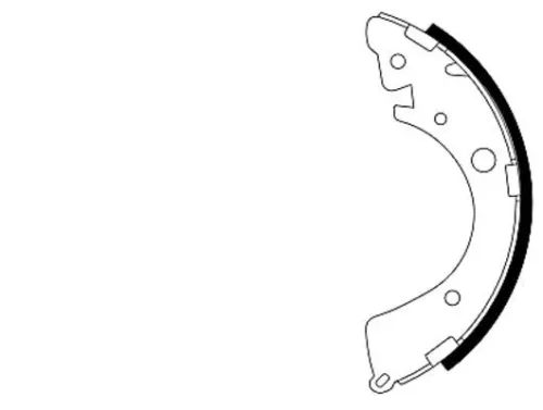 1x Brake Shoe Set