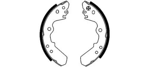 TEXTAR TEXTAR 91043600 1x Brake Shoe Set 