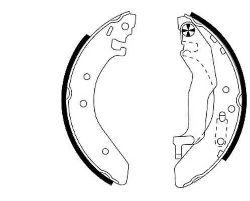 1x Brake Shoe Set