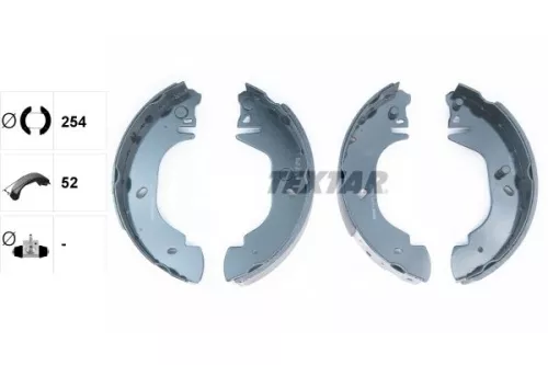 TEXTAR TEXTAR 91044100 1x Brake Shoe Set 