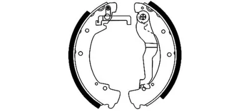 TEXTAR TEXTAR 91044600 1x Brake Shoe Set 
