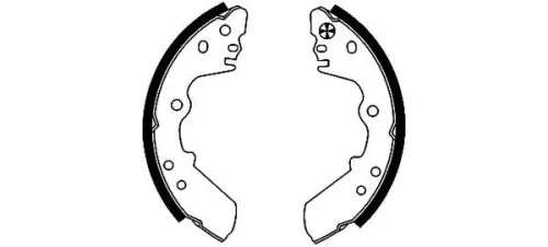 1x Brake Shoe Set