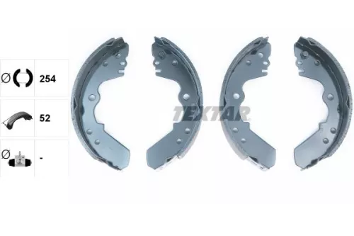 TEXTAR TEXTAR 91045100 1x Brake Shoe Set 
