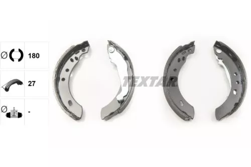 TEXTAR TEXTAR 91047200 1x Brake Shoe Set 