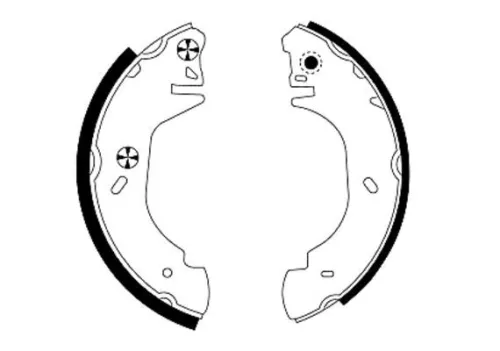 1x Brake Shoe Set