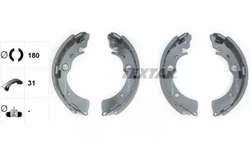 TEXTAR TEXTAR 91048700 1x Brake Shoe Set 