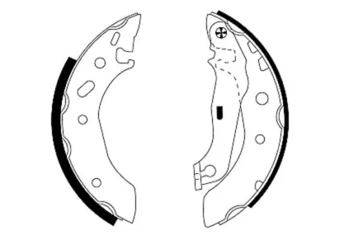 TEXTAR TEXTAR 91048800 1x Brake Shoe Set 