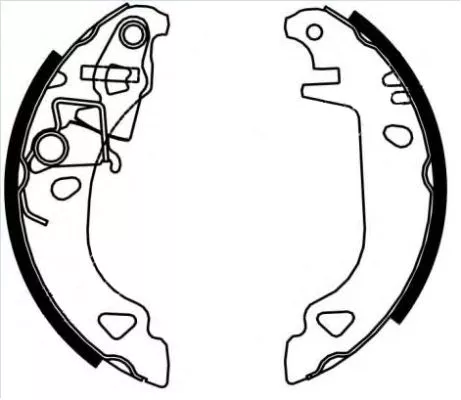 1x Brake Shoe Set