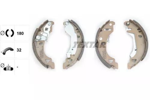 TEXTAR TEXTAR 91049200 1x Brake Shoe Set 