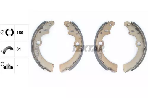 TEXTAR TEXTAR 91050800 1x Brake Shoe Set 