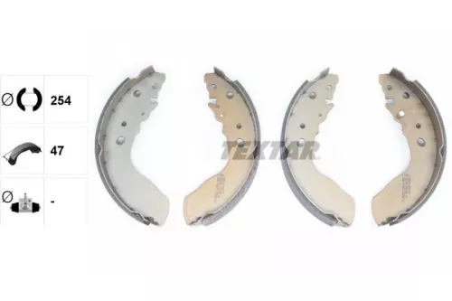 TEXTAR TEXTAR 91051300 1x Brake Shoe Set 