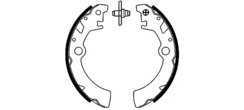 TEXTAR TEXTAR 91051400 1x Brake Shoe Set 