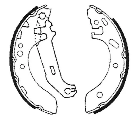 1x Brake Shoe Set