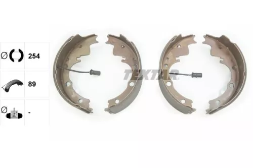 TEXTAR TEXTAR 91051800 1x Brake Shoe Set 