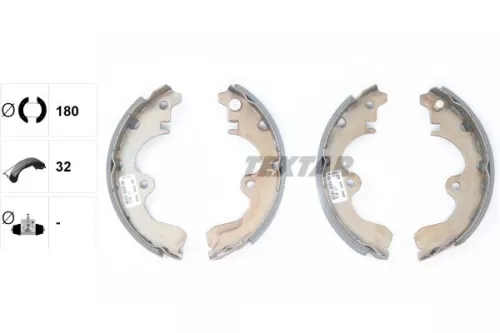 TEXTAR TEXTAR 91052000 1x Brake Shoe Set 