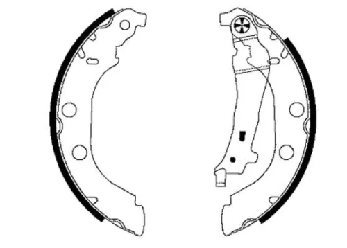 TEXTAR TEXTAR 91052600 1x Brake Shoe Set 