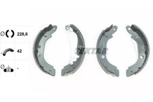 TEXTAR TEXTAR 91052700 1x Brake Shoe Set 