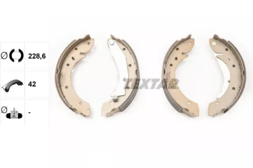 TEXTAR TEXTAR 91052900 1x Brake Shoe Set 