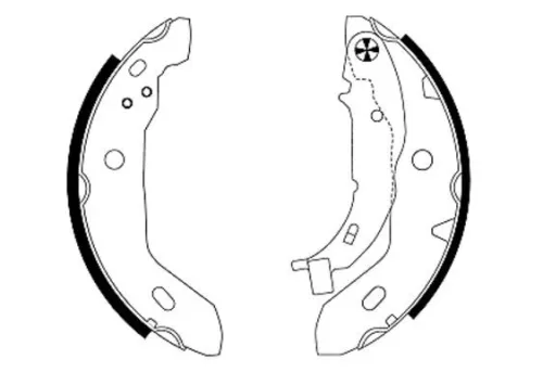 TEXTAR TEXTAR 91053000 1x Brake Shoe Set 