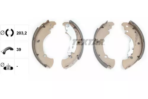 TEXTAR TEXTAR 91053600 1x Brake Shoe Set 